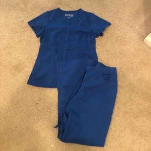 Royal blue Grey’s Anatomy scrubs